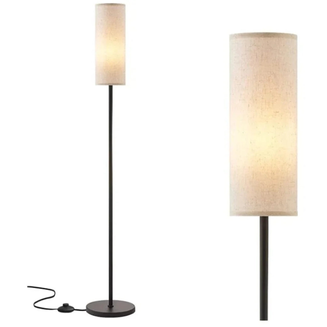 Frendorf | LumiCyl – Moderne Stehlampe mit zylindrischem Stoffschirm