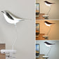 Frendorf | BrightBird Nordic LED Tischlampe | USB-Ladung | Nachtlicht mit Vogelclip | Modernes Design
