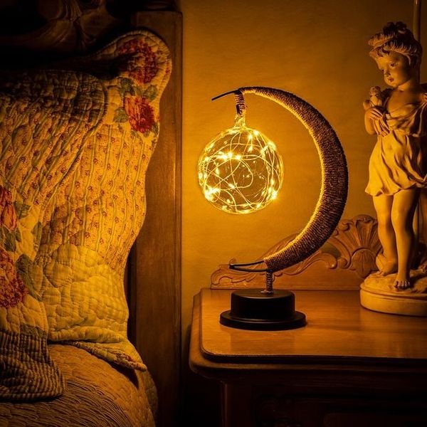 Frendorf | LunaLite Mondlampe | 3D LED Lampe in Mond-Design | Kabellos & Dimmer | Stimmungslicht für Zuhause