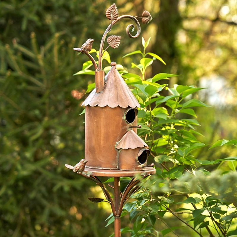 Vogelhaus Gartenpfähle