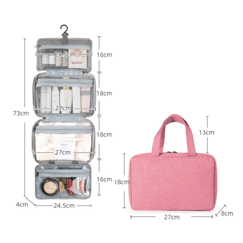 Frendorf | Perfekt für Reisen - Kulturtasche für Damen mit Aufhängehaken