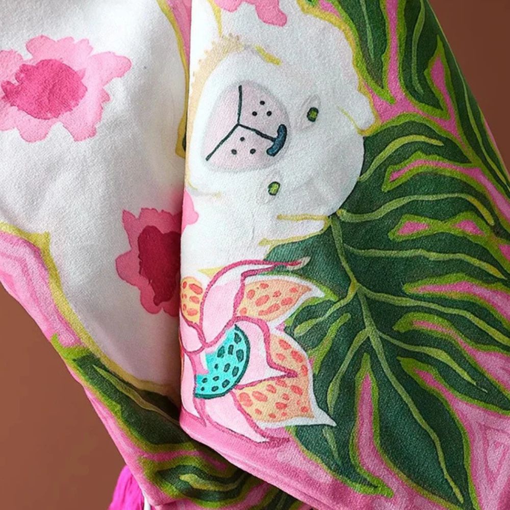 Frendorf | Blush Pink Hund Quaste Kissenbezug