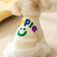 Bunter Apple Strickhundepullover