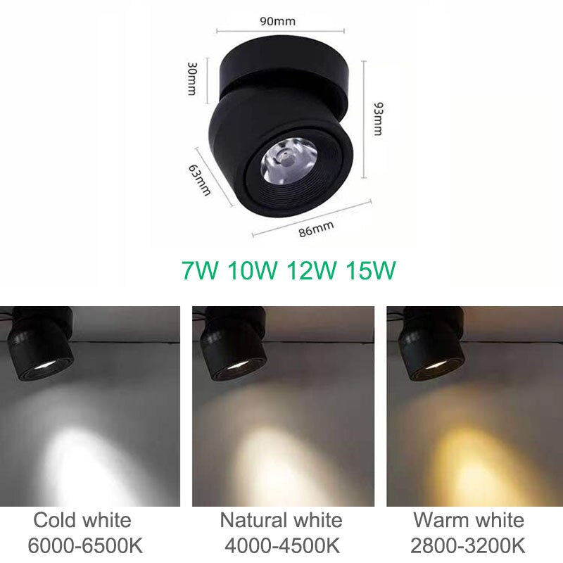 NordicLuxe – Minimalistisches LED-Spotlight mit Raffiniertem Design