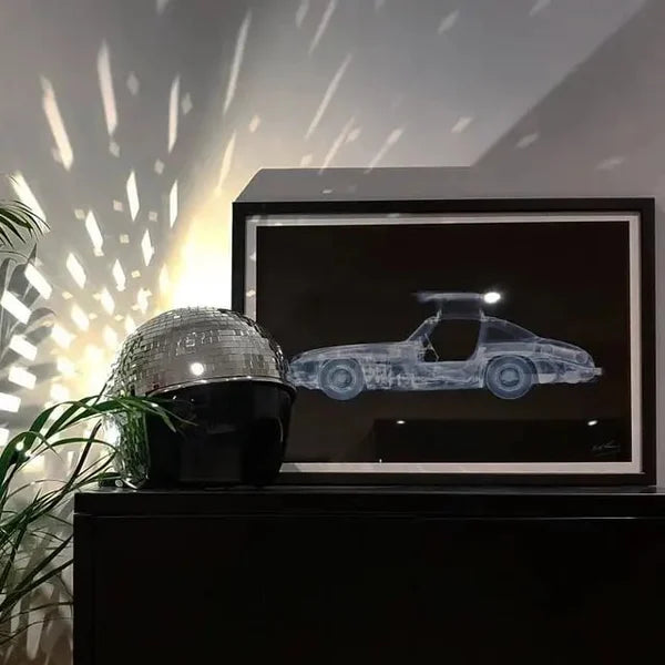 Frendorf | Disco-Kugel-Helm mit einziehbarem Visier