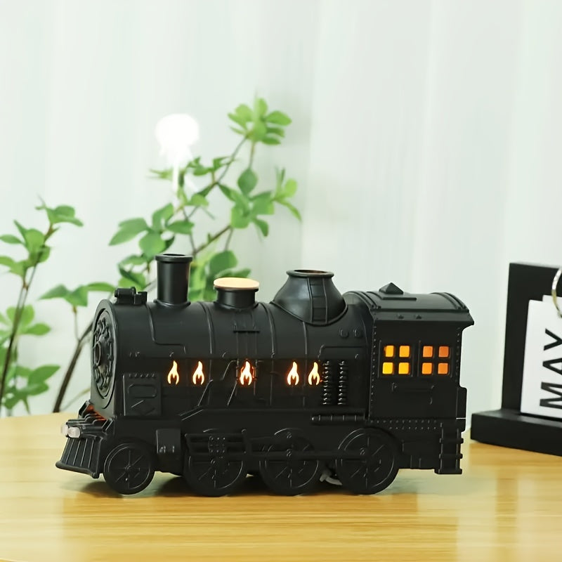 Train ätherischer Öldiffusor - 300ml kühler Nebel Luftbefeuchter mit LED-Leuchten, 2 Sprühmodi, automatischer Abschaltfunktion