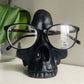 Frendorf | SkullArt Brillenhalter Schädel Statue | Gothic Stil | Deko für Zuhause | Brillenständer