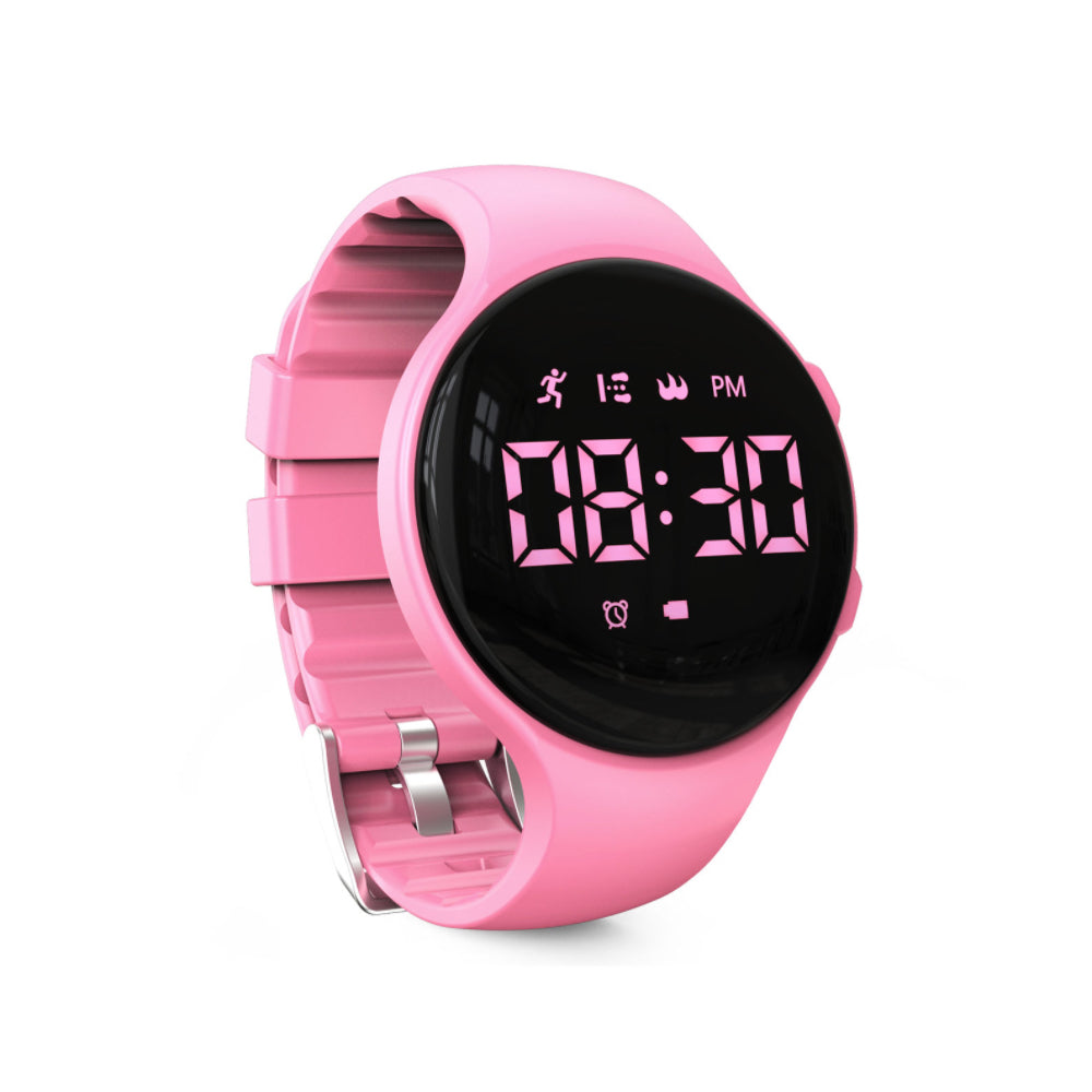 Frendorf | LED Digitaler Schrittzähler Uhr mit Vibrationsalarm – Fitness Tracker für Kinder