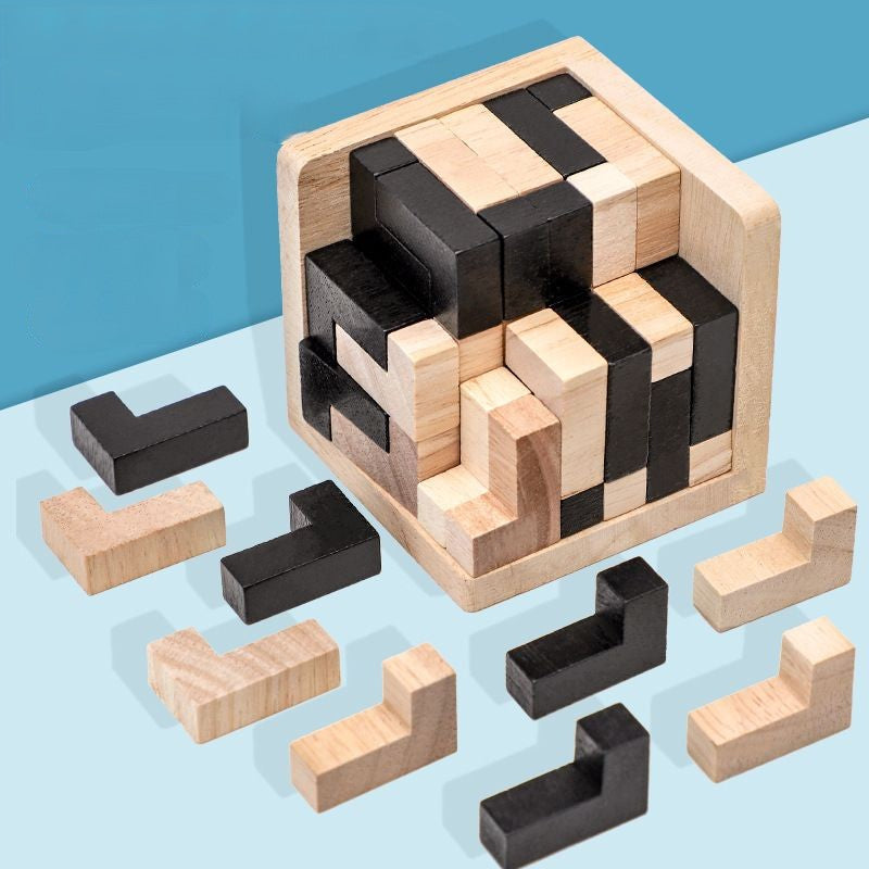 Frendorf | Hölzernes Intelligenzspielzeug Brain Teaser Game