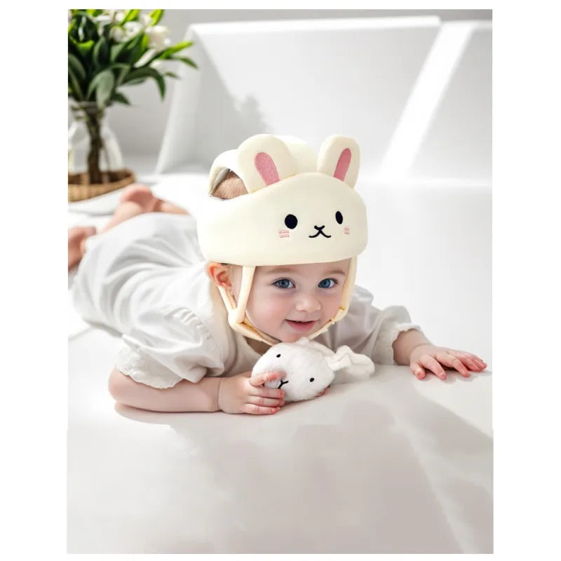 Frendorf | Baby Schutzhelm mit Tiermotiv – Weicher Kopfschutz für Kleinkinder