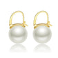 Frendorf | Black pearl earrings Available in white champagne gray gold and black pearl dangling earrings