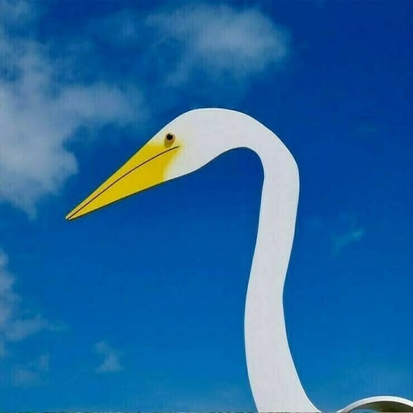 Frendorf | Wirbelnder Flamingo im Garten