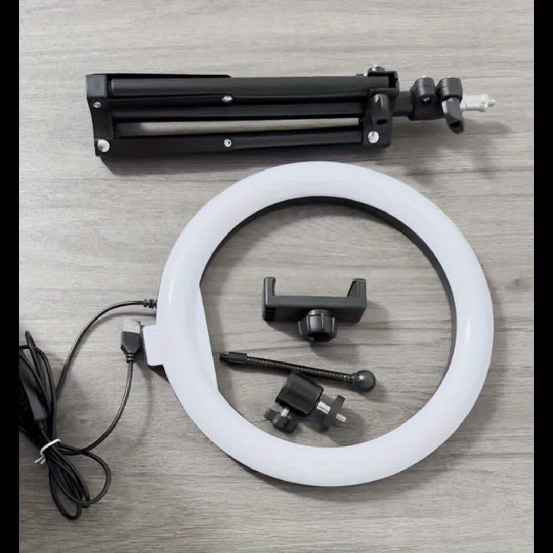 Frendorf | 10-Zoll Beauty Ring Light mit 55 cm Stativ – Perfekt für Fotografie, Videografie und Make-up