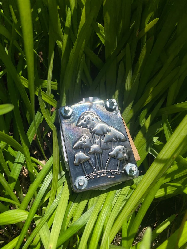 Frendorf | Mikro-Blumenpresse | Handgefertigt aus Silber & Messing | Inkl. 10 Blätter Herbarium-Papier