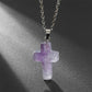 Frendorf | Halskette mit Kreuz aus natürlichen Edelsteinen – Seraphina