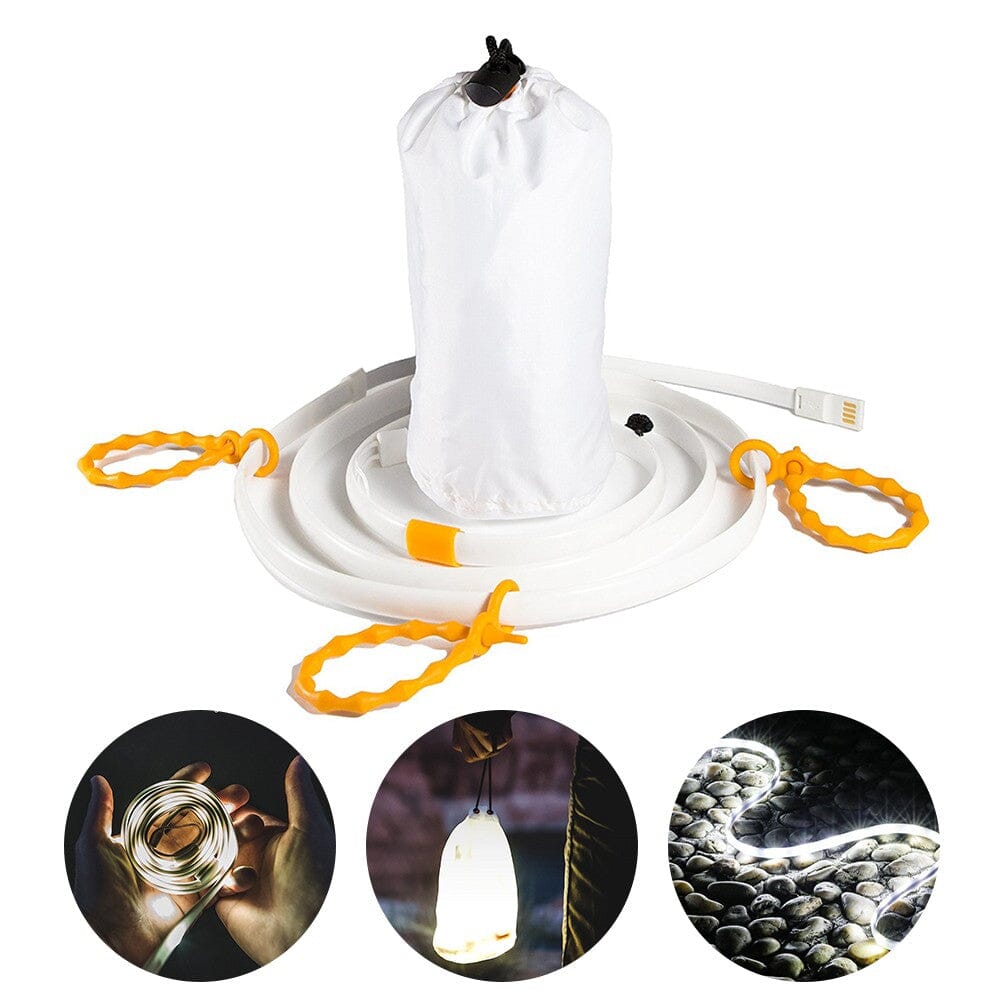 Frendorf | 5Ft tragbare USB LED Seillicht und Laterne