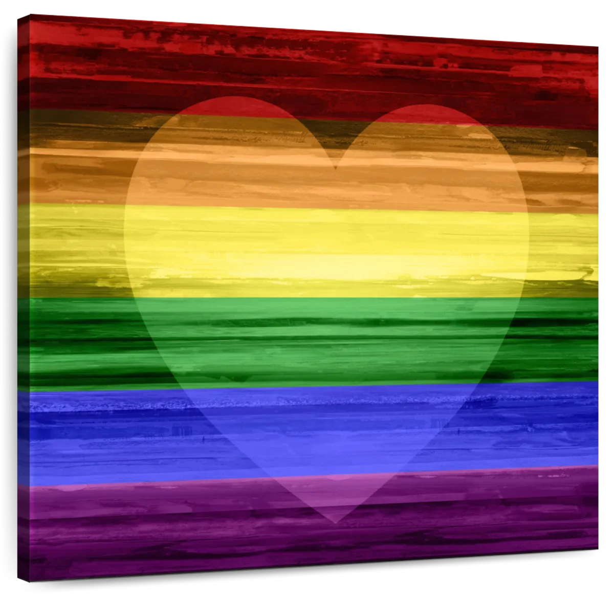 Frendorf | Die Regenbogenherz Wandkunst