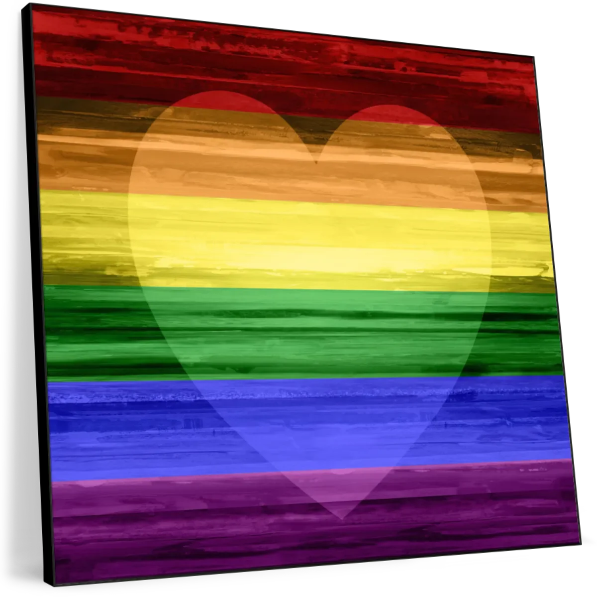 Frendorf | Die Regenbogenherz Wandkunst