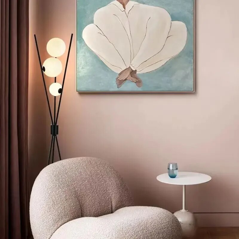 Frendorf | AuroraMoon LED Tisch- und Stehleuchte | Modernes Mondlicht | Stimmungsvolle Beleuchtung für Zuhause