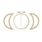 Frendorf | 5pcs/3pcs Set Rattan Mondphasen Wandkunst Spiegel