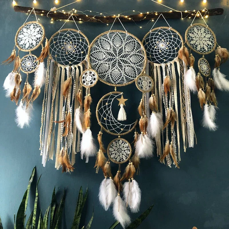 Frendorf | 5-teiliges Boho Traumfänger-Set