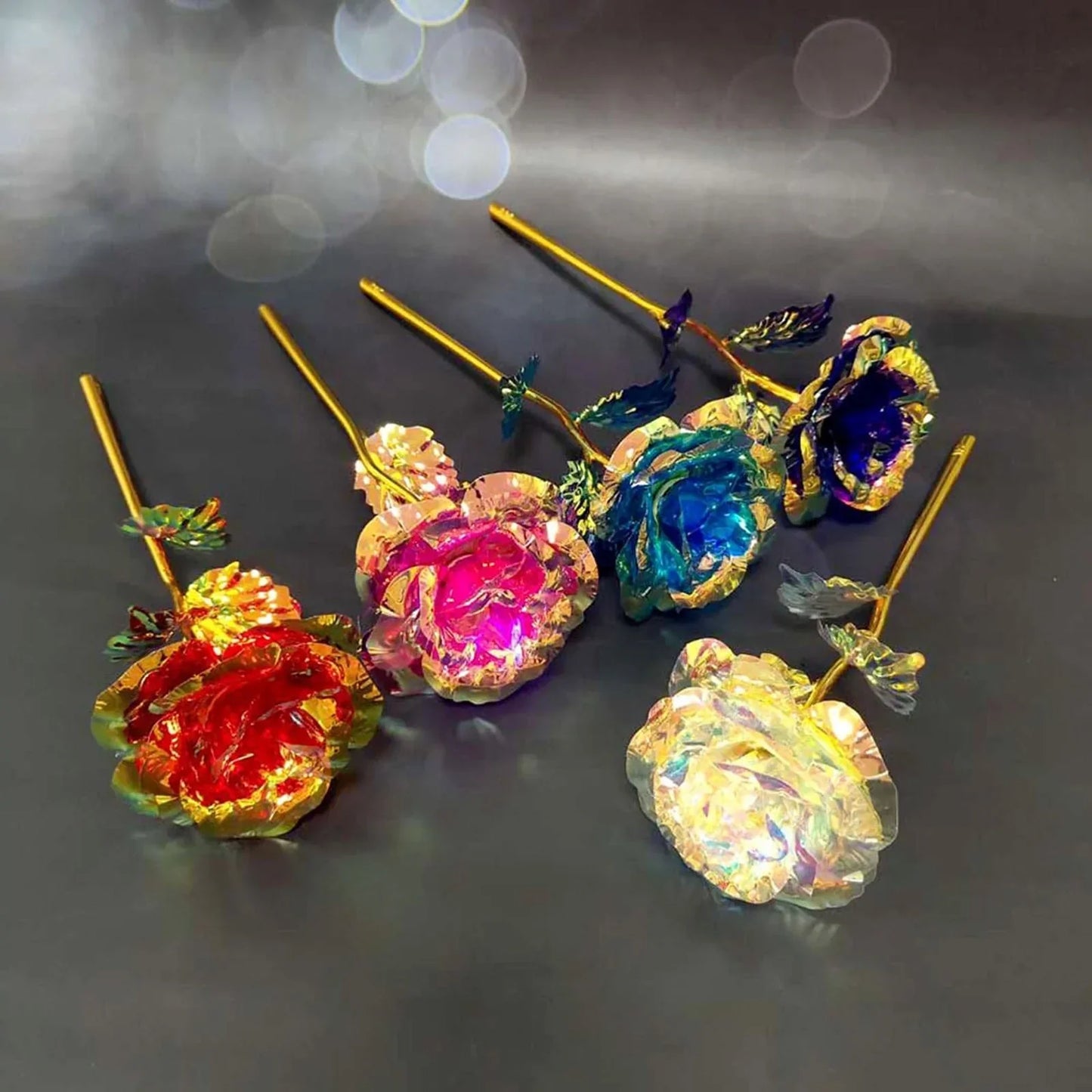 Frendorf | 5 Stück bunte Galaxie-Rosen