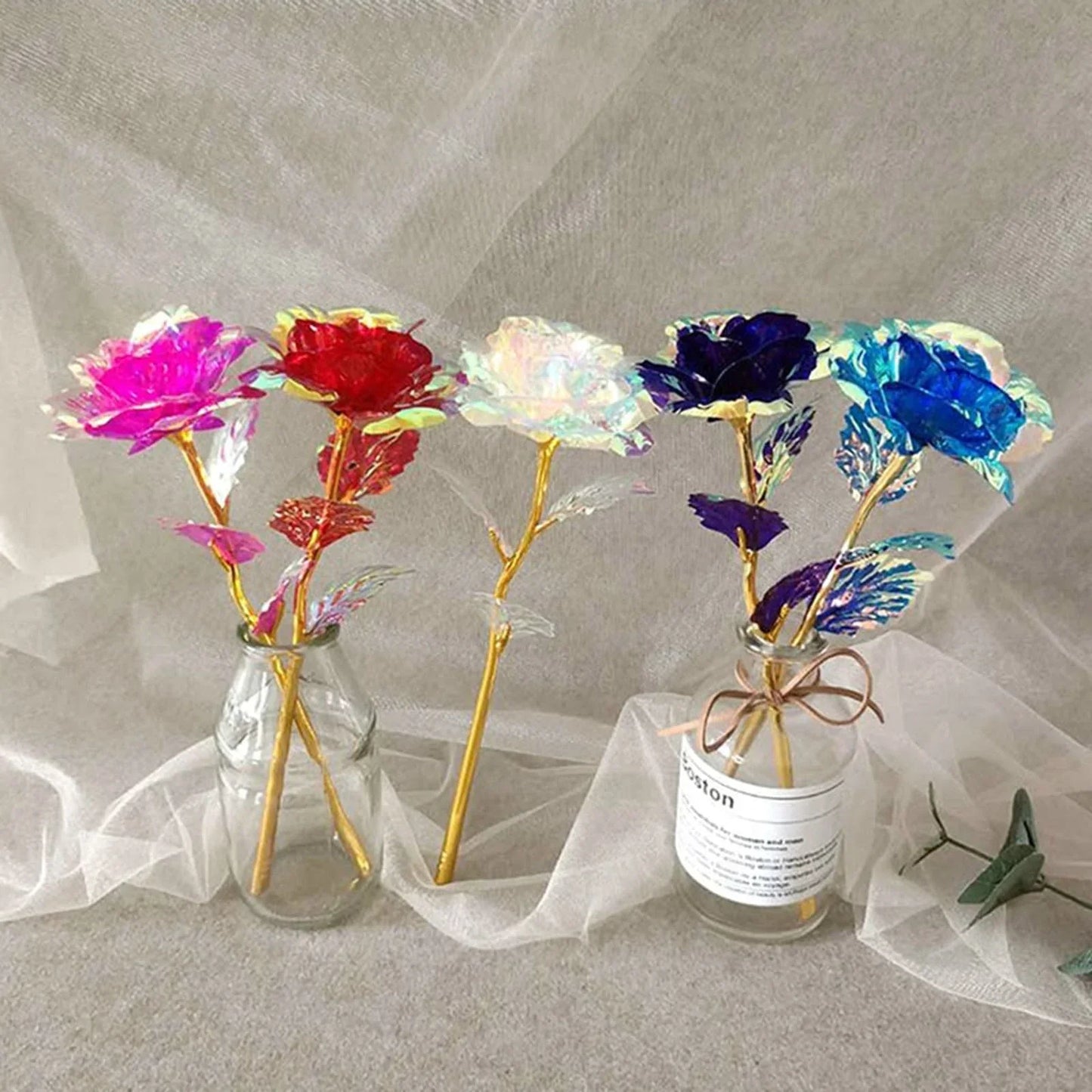 Frendorf | 5 Stück bunte Galaxie-Rosen