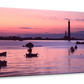 Frendorf | Leuchtturm bei Sonnenuntergang Ile Vierge Finistere Wandkunst