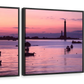 Frendorf | Leuchtturm bei Sonnenuntergang Ile Vierge Finistere Wandkunst