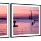 Frendorf | Leuchtturm bei Sonnenuntergang Ile Vierge Finistere Wandkunst
