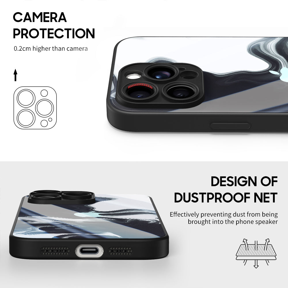 Frendorf | Blau/Schwarz | Schlagfeste Schutzhülle für iPhone-Serie