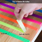 6 Farben Schwarzlicht Klebeband Rollen