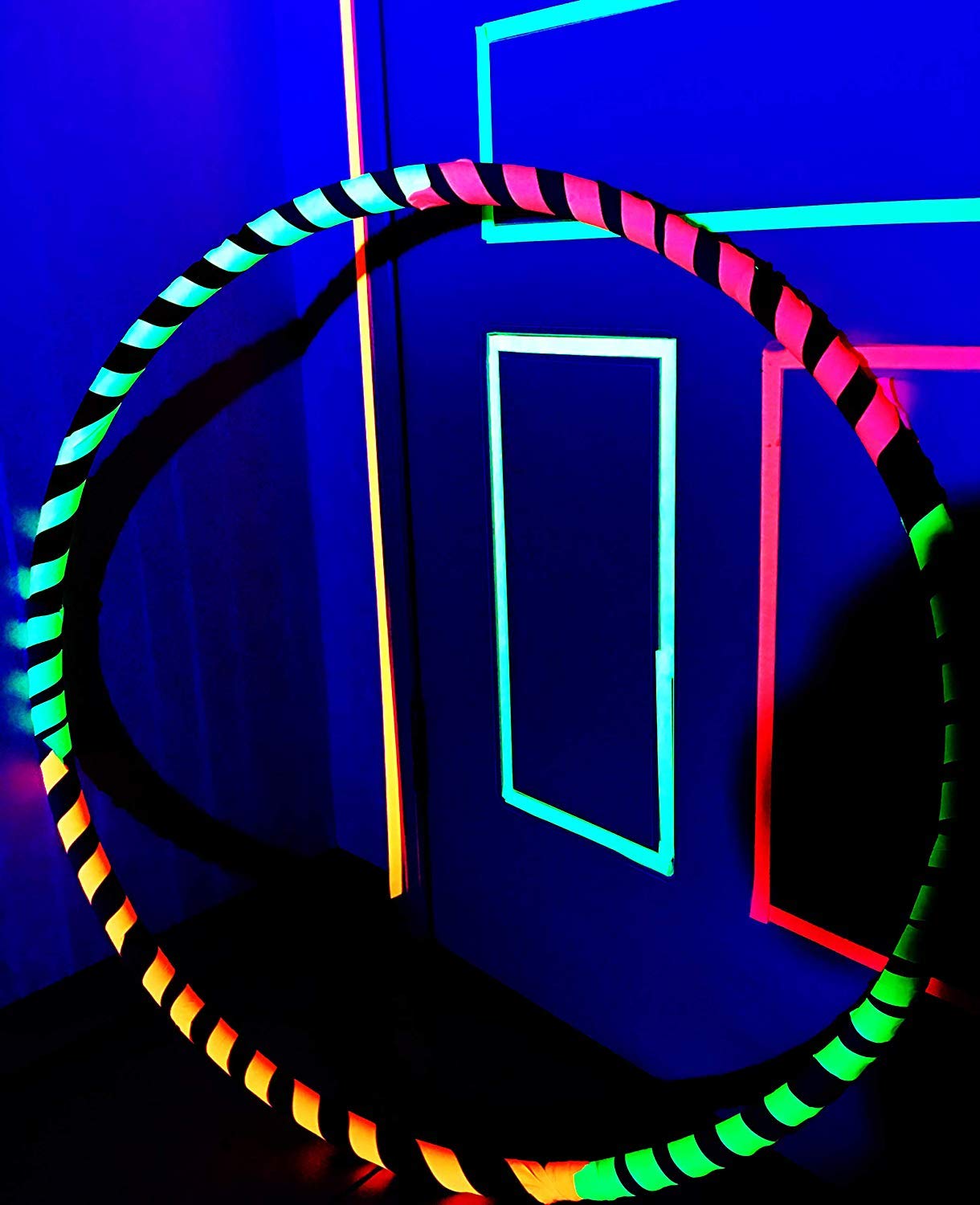 6 Farben Schwarzlicht Klebeband Rollen