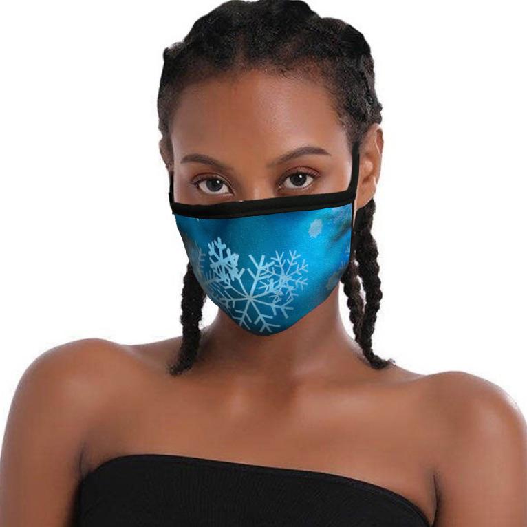 Frendorf | 6er-Pack: Stoff Weihnachts Schneeflocken Masken