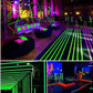 Frendorf | 6-Pack: UV Gaffer fluoreszierendes Party Tape schwarzlichtreaktiv leuchtet im Dunkeln Tape