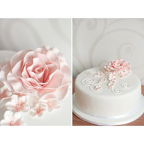 Frendorf | 6-teilig: Backform Fondant Kuchen Zuckerhandwerk Rose Blume Keks