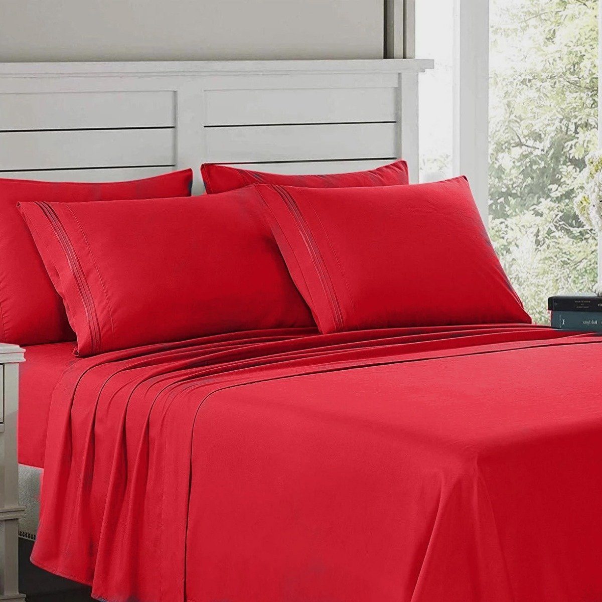 Frendorf | 6-Teilig: Lux Decor Kollektion 1800 Serie Bettwäsche Set