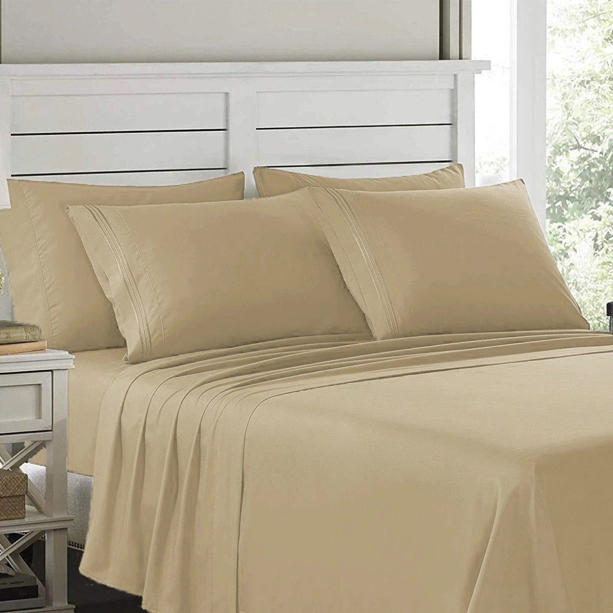 Frendorf | 6-Teilig: Lux Decor Kollektion 1800 Serie Bettwäsche Set