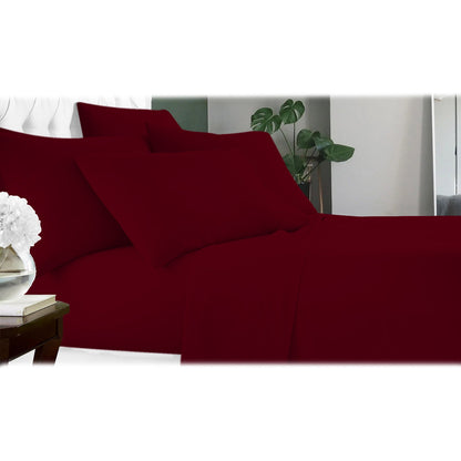Frendorf | 6-Teilig: Luxus Zuhause Cool Bamboo-Faser Bettwäsche Set