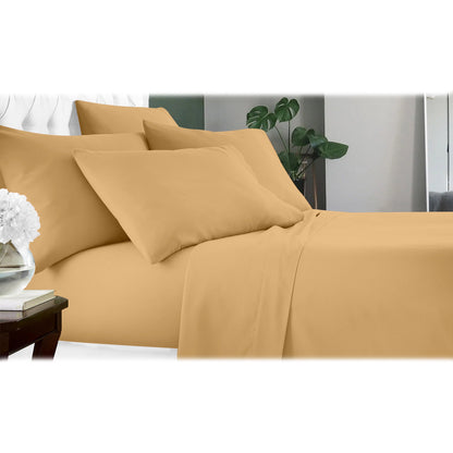 Frendorf | 6-Teilig: Luxus Zuhause Cool Bamboo-Faser Bettwäsche Set