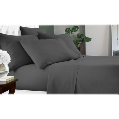 Frendorf | 6-Teilig: Luxus Zuhause Cool Bamboo-Faser Bettwäsche Set