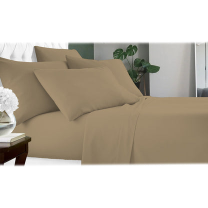 Frendorf | 6-Teilig: Luxus Zuhause Cool Bamboo-Faser Bettwäsche Set