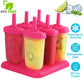 Frendorf | 6-Teilig: Eis am Stiel Formen Wiederverwendbar Eiscreme DIY Eis-Pop-Maker