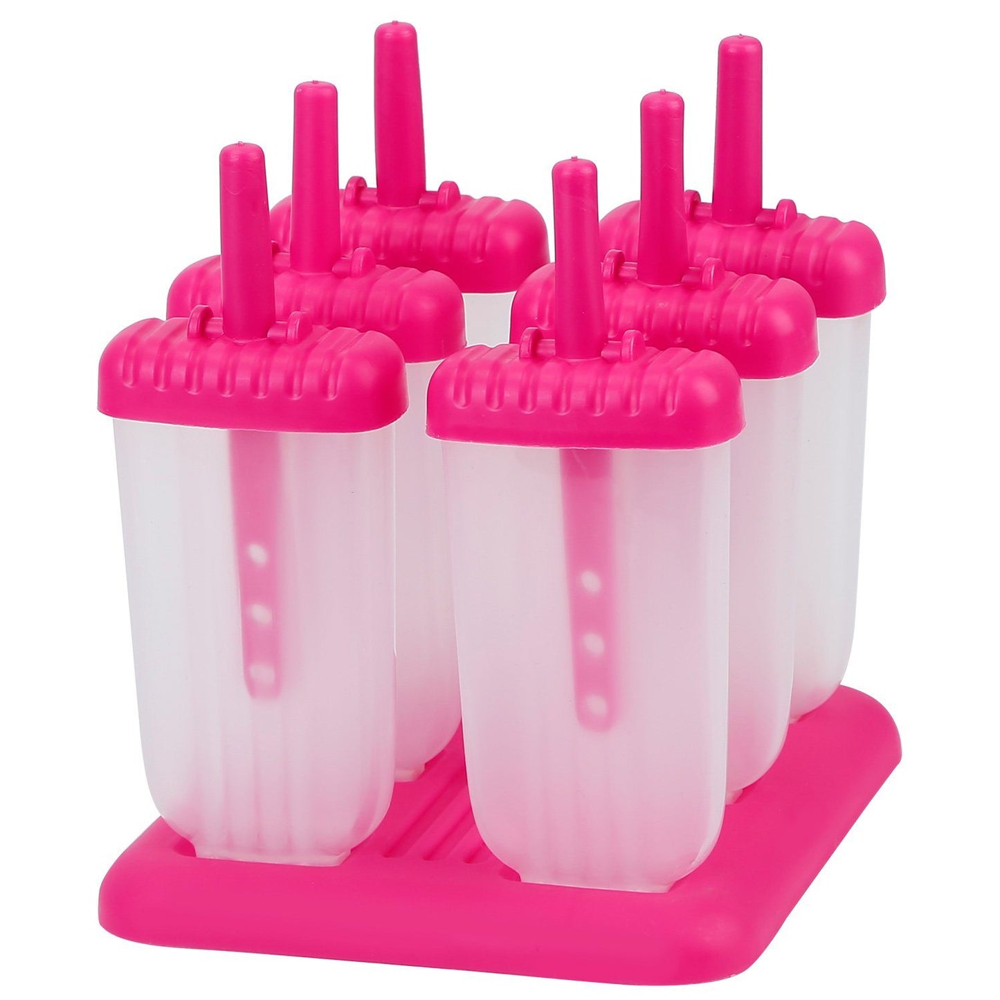 Frendorf | 6-Teilig: Eis am Stiel Formen Wiederverwendbar Eiscreme DIY Eis-Pop-Maker