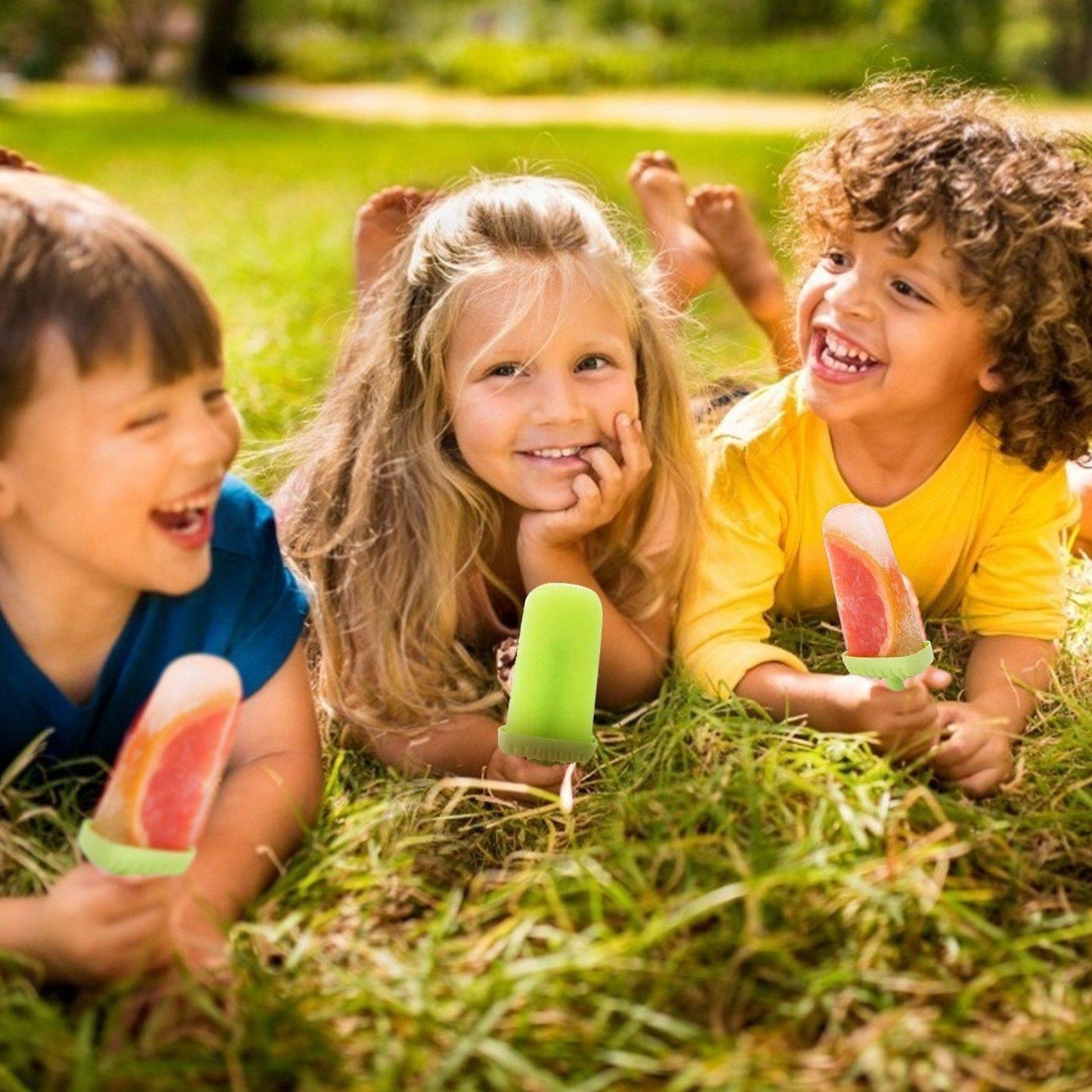 Frendorf | 6-Teilig: Eis am Stiel Formen Wiederverwendbar Eiscreme DIY Eis-Pop-Maker
