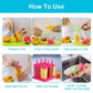 Frendorf | 6-Teilig: Eis am Stiel Formen Wiederverwendbar Eiscreme DIY Eis-Pop-Maker