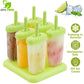 Frendorf | 6-Teilig: Eis am Stiel Formen Wiederverwendbar Eiscreme DIY Eis-Pop-Maker