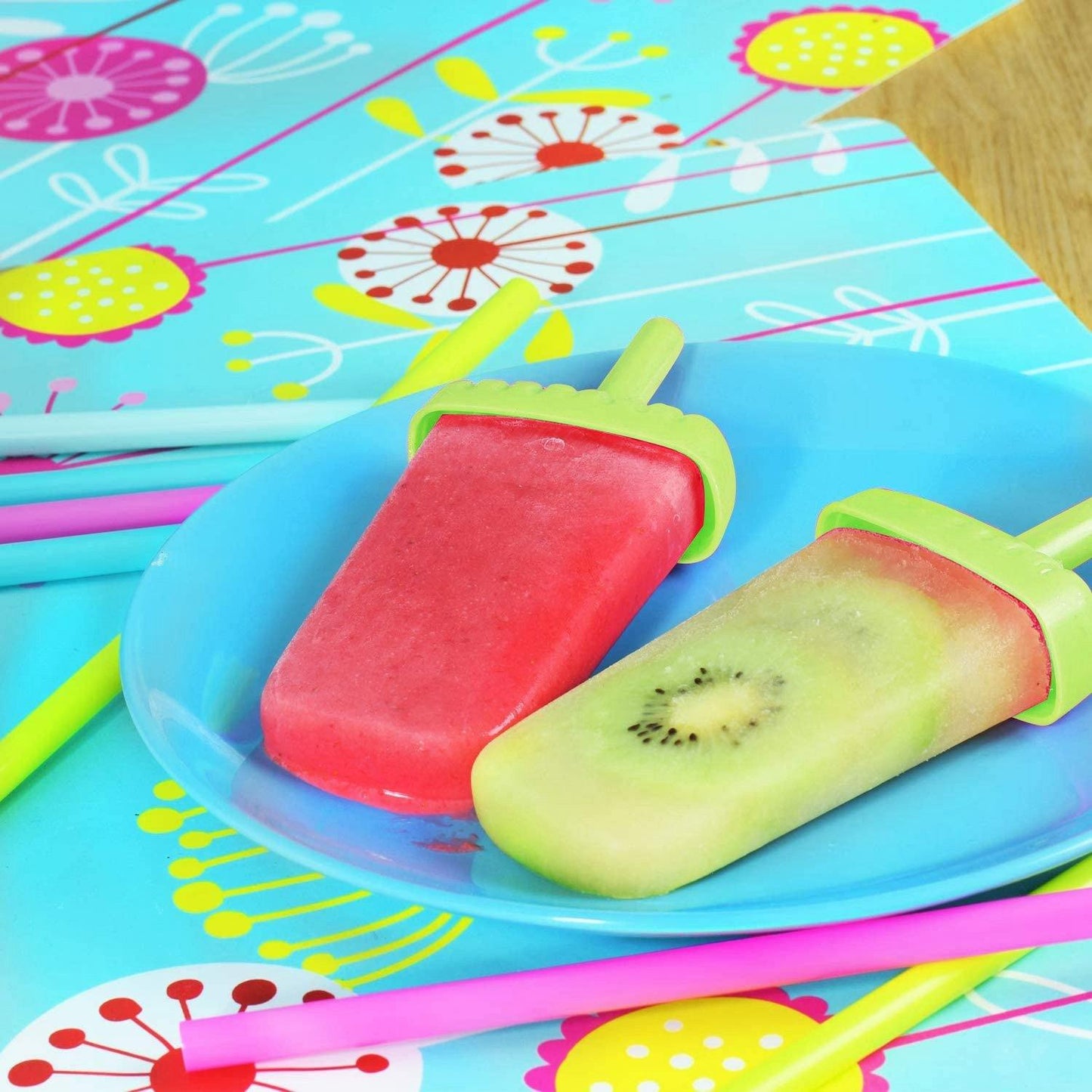 Frendorf | 6-Teilig: Eis am Stiel Formen Wiederverwendbar Eiscreme DIY Eis-Pop-Maker
