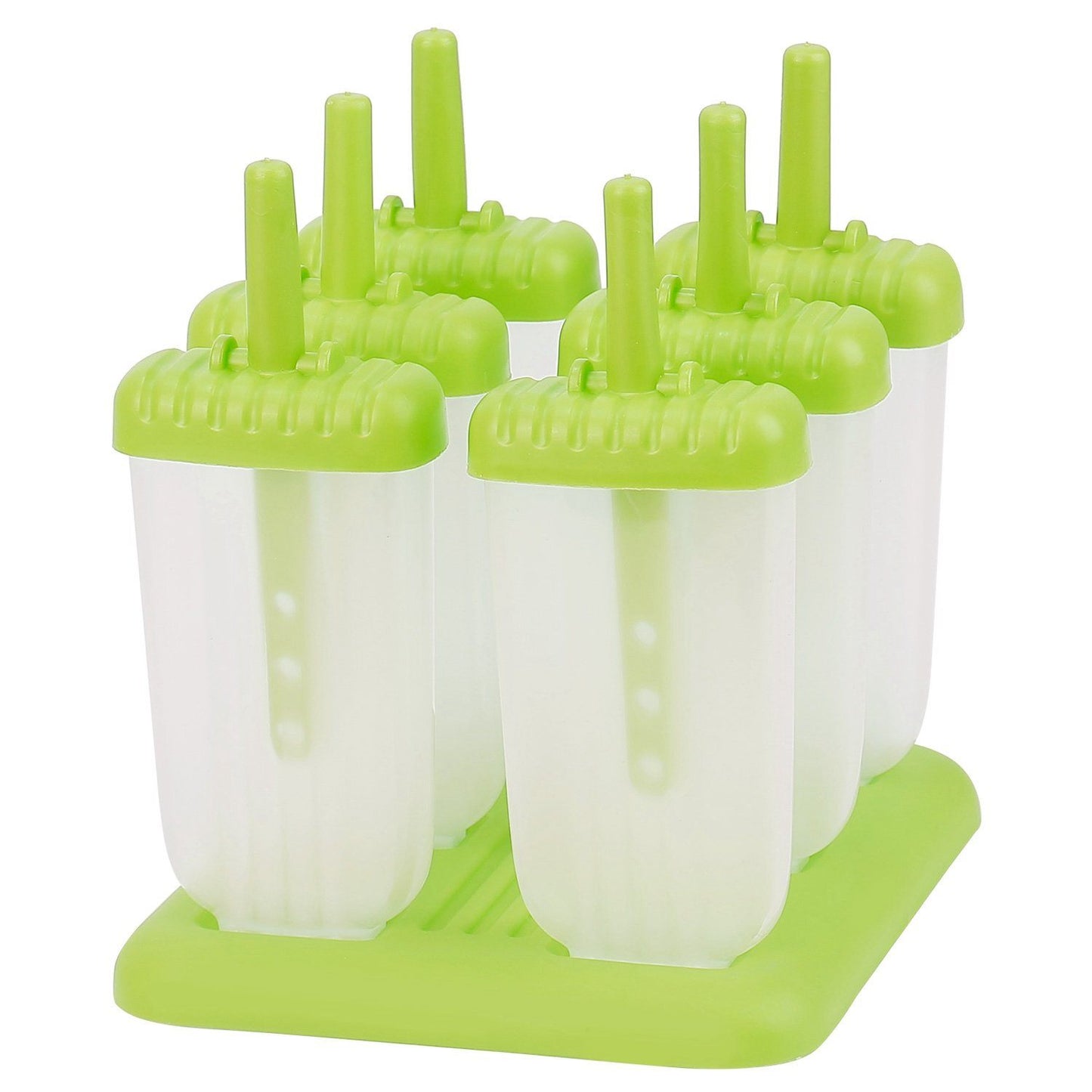 Frendorf | 6-Teilig: Eis am Stiel Formen Wiederverwendbar Eiscreme DIY Eis-Pop-Maker
