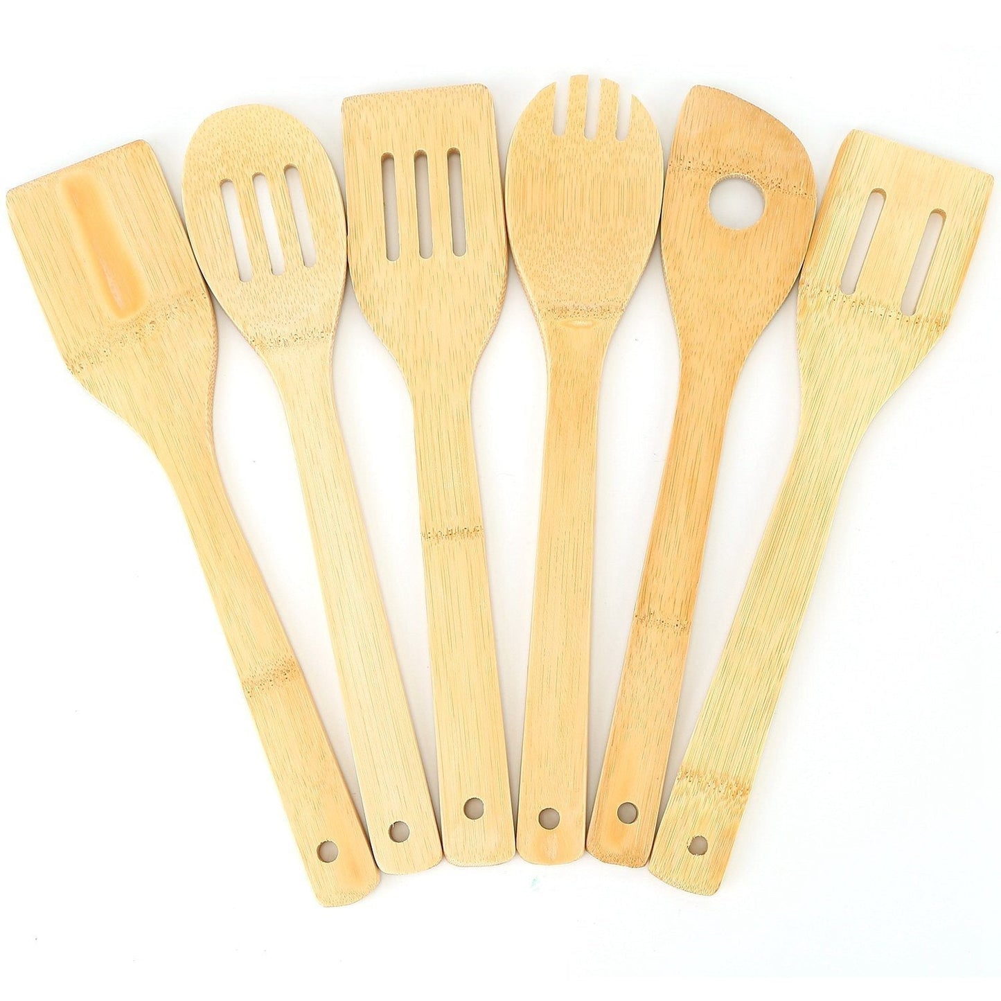 Frendorf | 6-Teilig: Koch utensil Bambus Holz Löffel